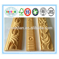 new pu teak carved wood mouldings furniture use beech wood moulding